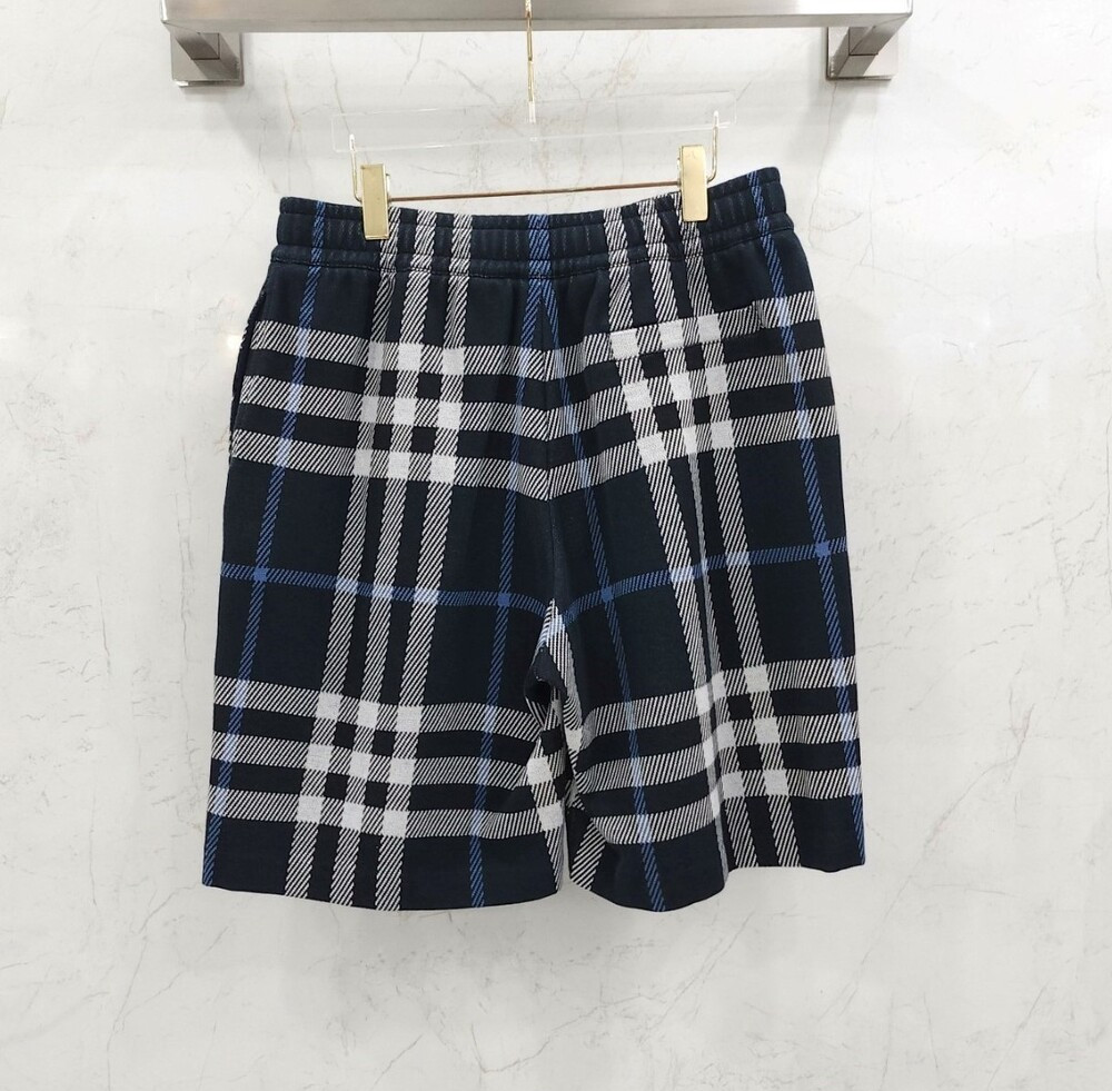 [럭스유] (새상품) L / 버버리 체크 코튼 자카드 숏 팬츠