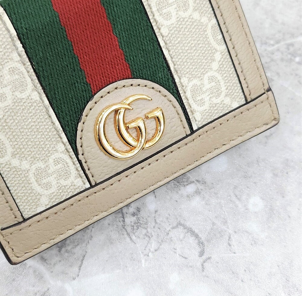 [럭스유] 구찌 오피디아 GG 삼선 카드지갑 523155
