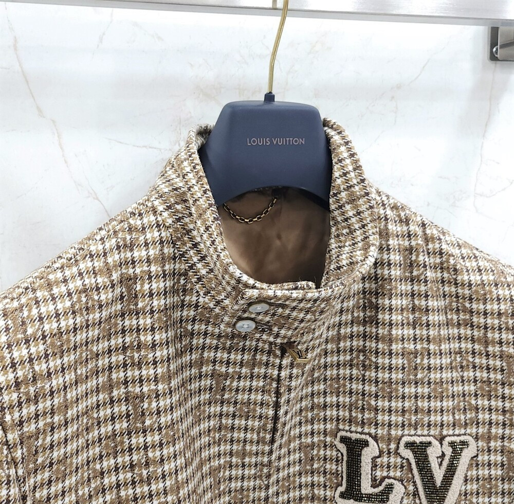 [럭스유] (새상품) 46 / 루이비통 모노그램 울 해링턴 블루종 자켓 1AGIOW