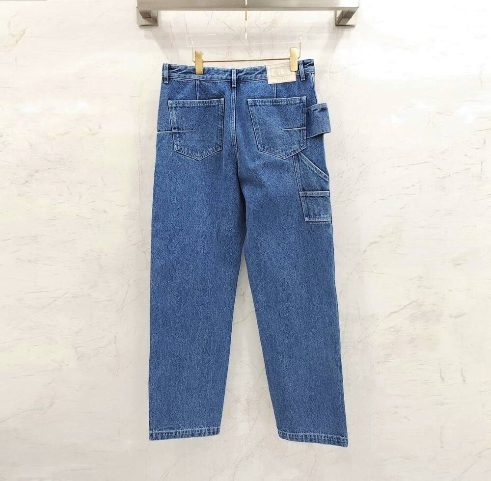 [럭스유] (새상품) 48 / 디올 까나쥬 카펜터 진 블루 코튼 493D186A383X