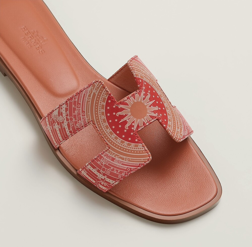 [럭스유] 36 / 에르메스 오란 샌들 슬리퍼 멀티컬러 테라코타