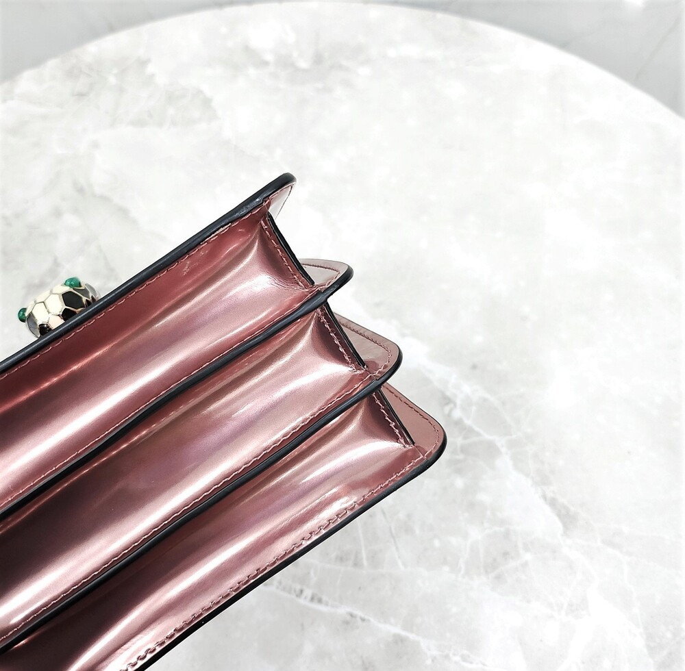 [럭스유] (새상품) 불가리 세르펜티 포에버 탑핸들 토트 숄더백 핑크