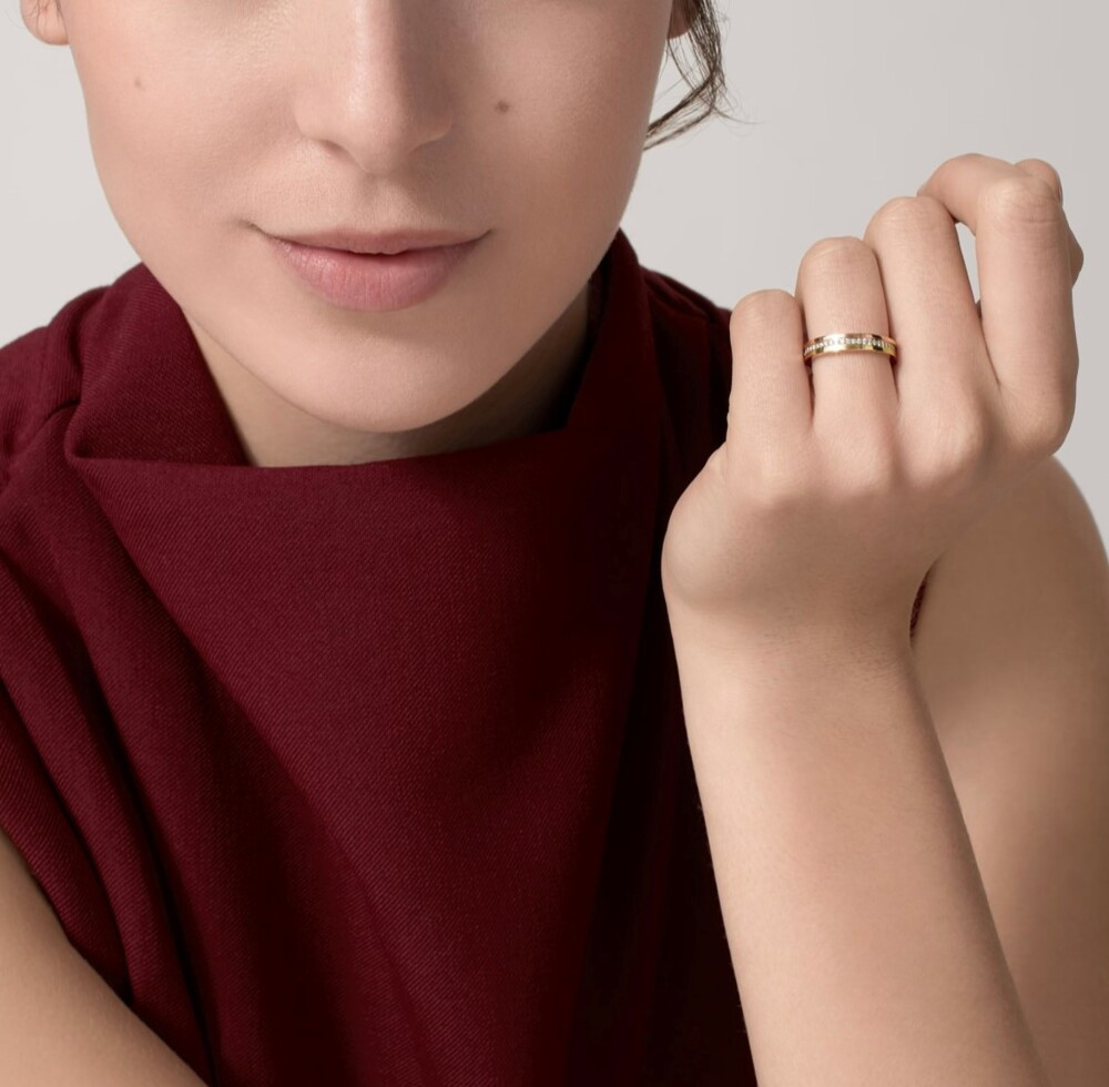 [럭스유] 까르띠에 다이아 방돔 루이 웨딩밴드 링 47호