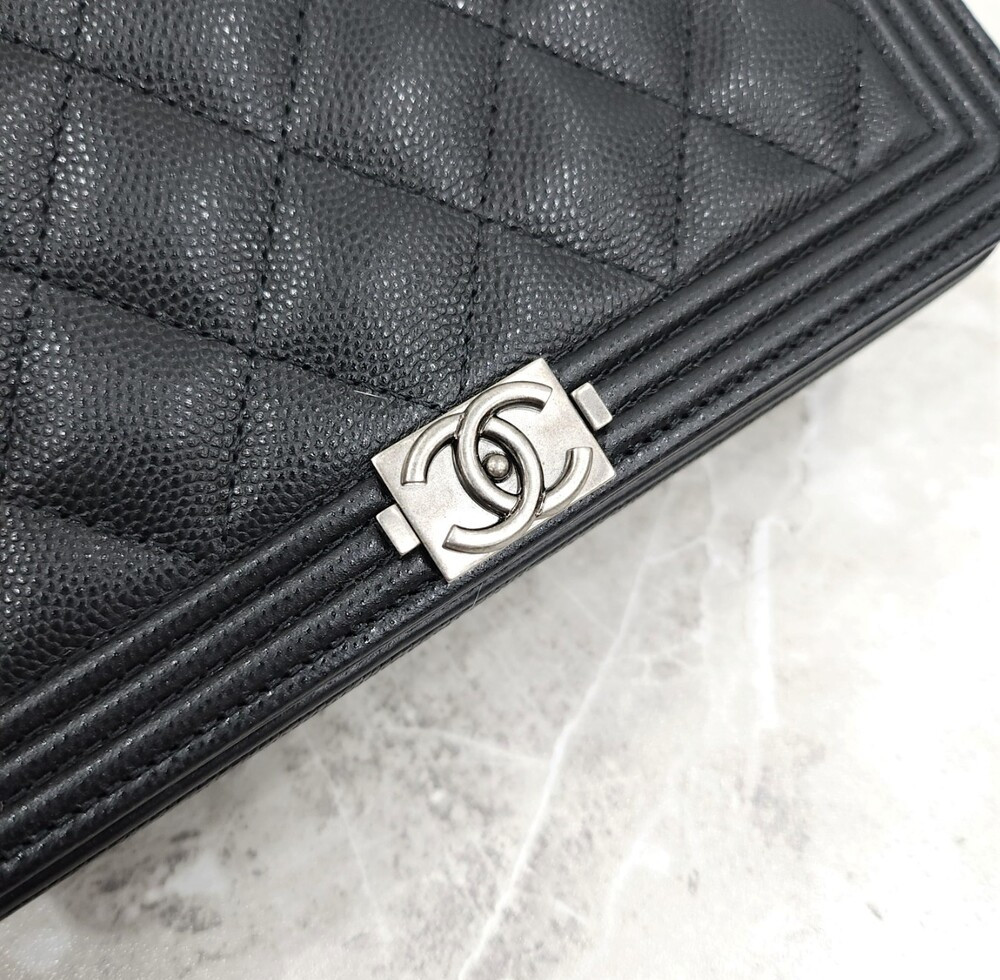 [럭스유] 샤넬 WOC 캐비어 보이백 은장 신형내장칩 AP1117