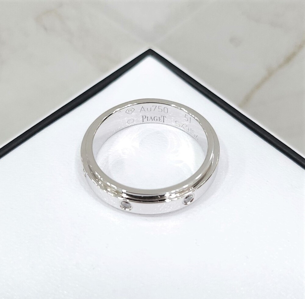 [럭스유] 피아제 화이트골드 다이아 7P 포제션 링 51호 G34PQ300