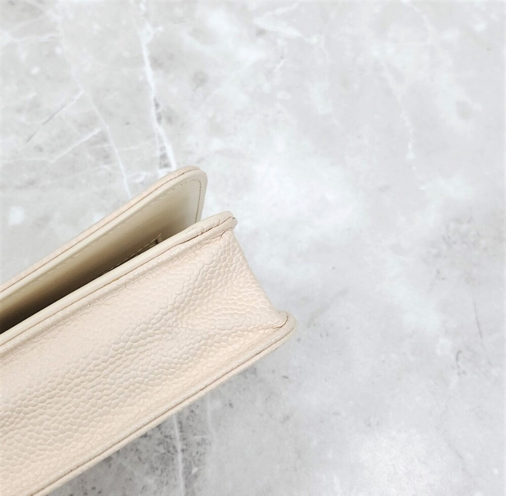 [럭스유] 샤넬 캐비어 보이 샤넬 쉐브론 WOC 체인 숄더백 29번대 AP1117