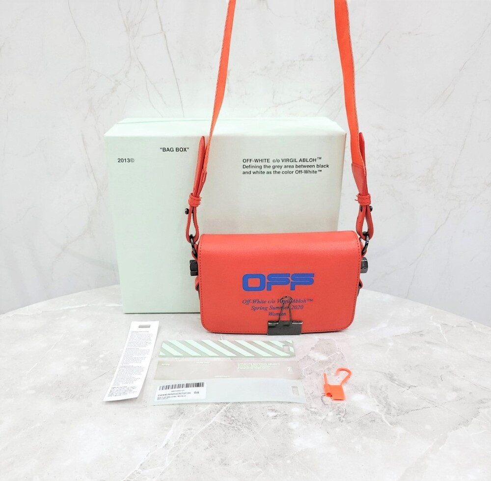 [럭스유] 오프화이트 디아그 미니 플랩백