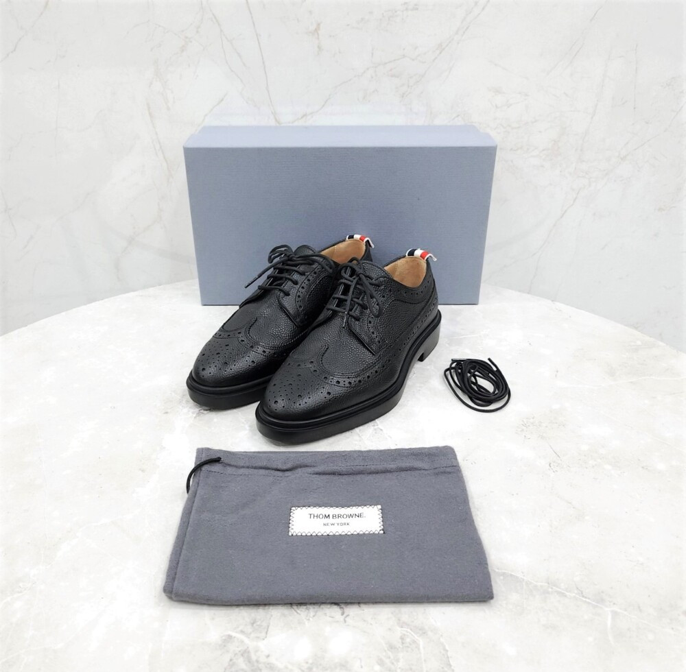 [럭스유] 36 / 톰브라운 여성 페블그레인 레이스업 로퍼 FFO002G