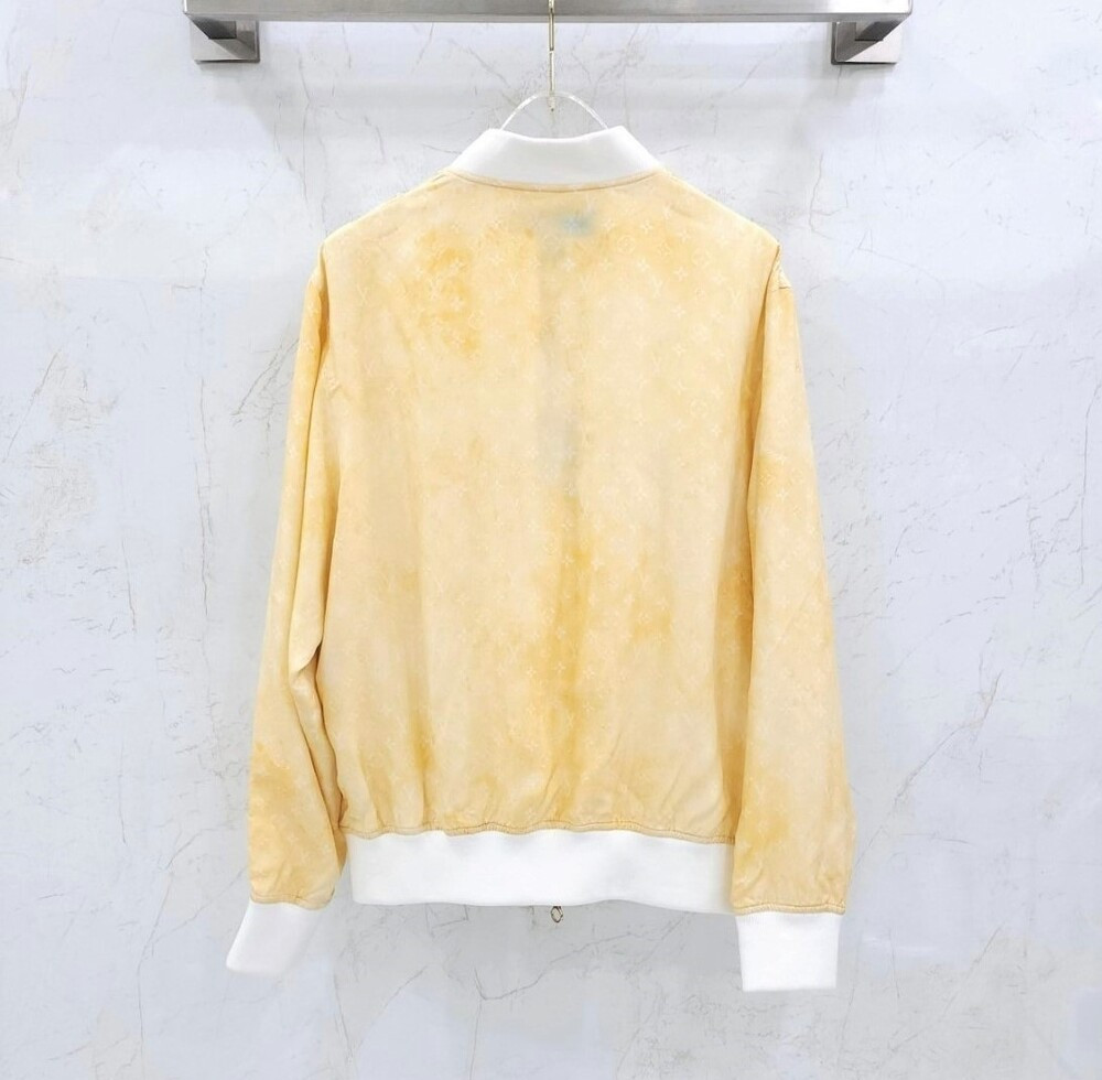 [럭스유] (새상품) 40 / 루이비통 옐로우 모노그램 집업 자켓 1AFYQK