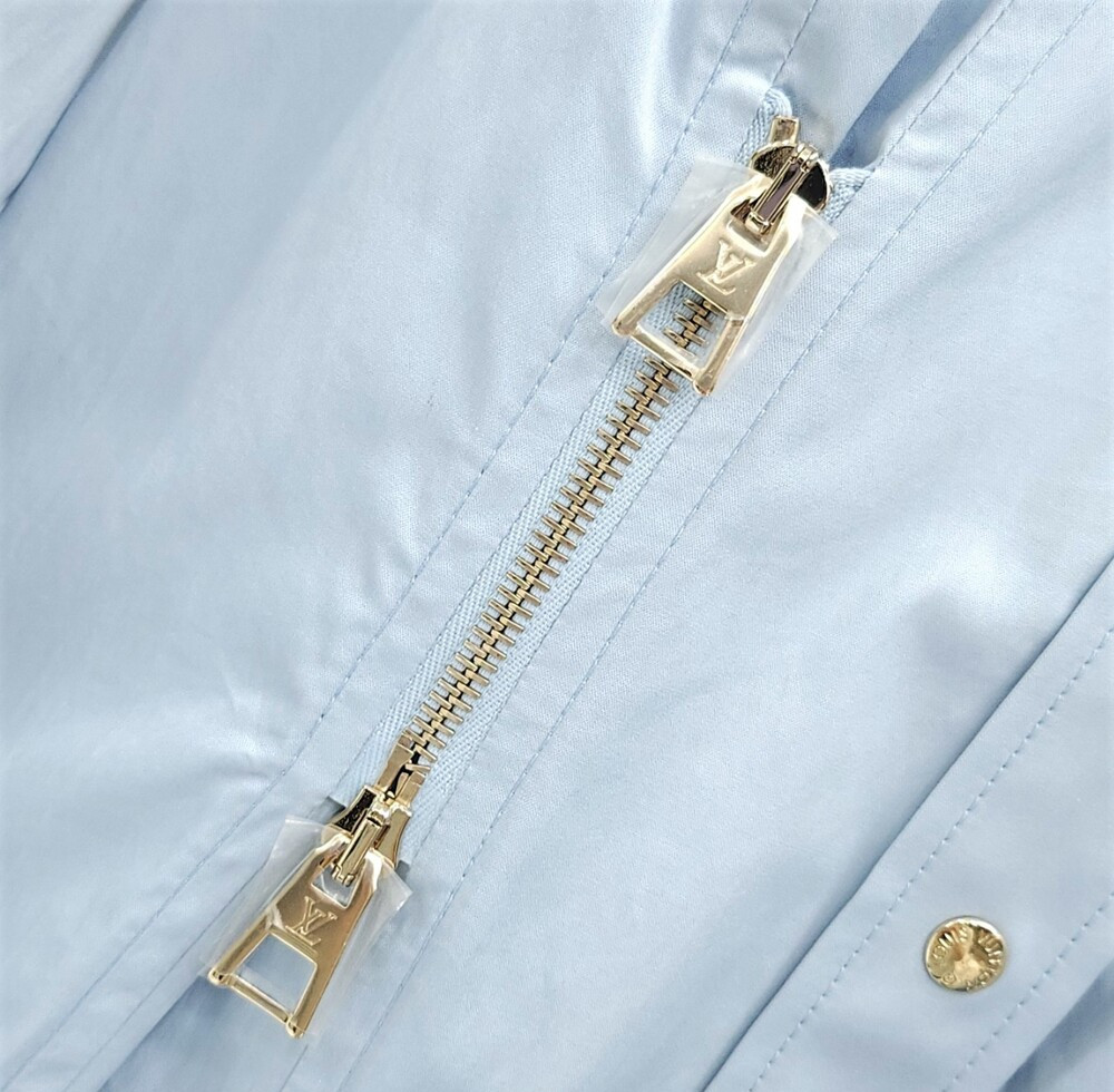 [럭스유] (새상품) 38 / 루이비통 지퍼 웨이스트 셔츠 드레스 원피스 1AFDF8