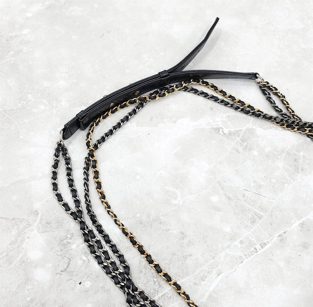 [럭스유] 샤넬 블랙 가브리엘 호보백 미듐 26번대