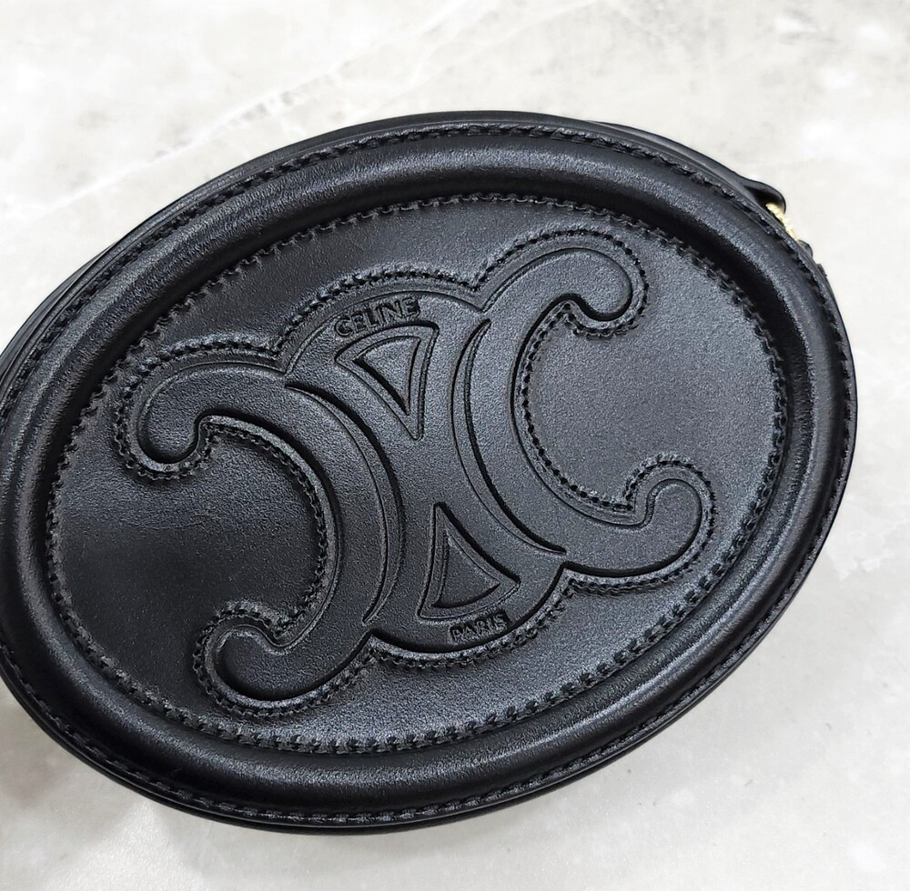 [럭스유] 셀린느 퀴르 트리오페 오벌 펄스 숄더백 10I703DPQ