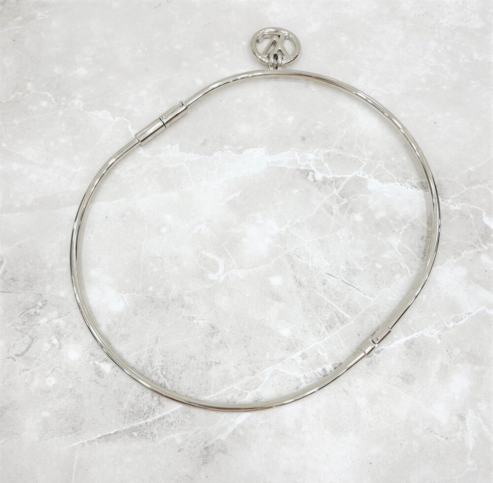 [럭스유] (새상품) M / 루이비통 한정판 실버 서클 참 링 벨트