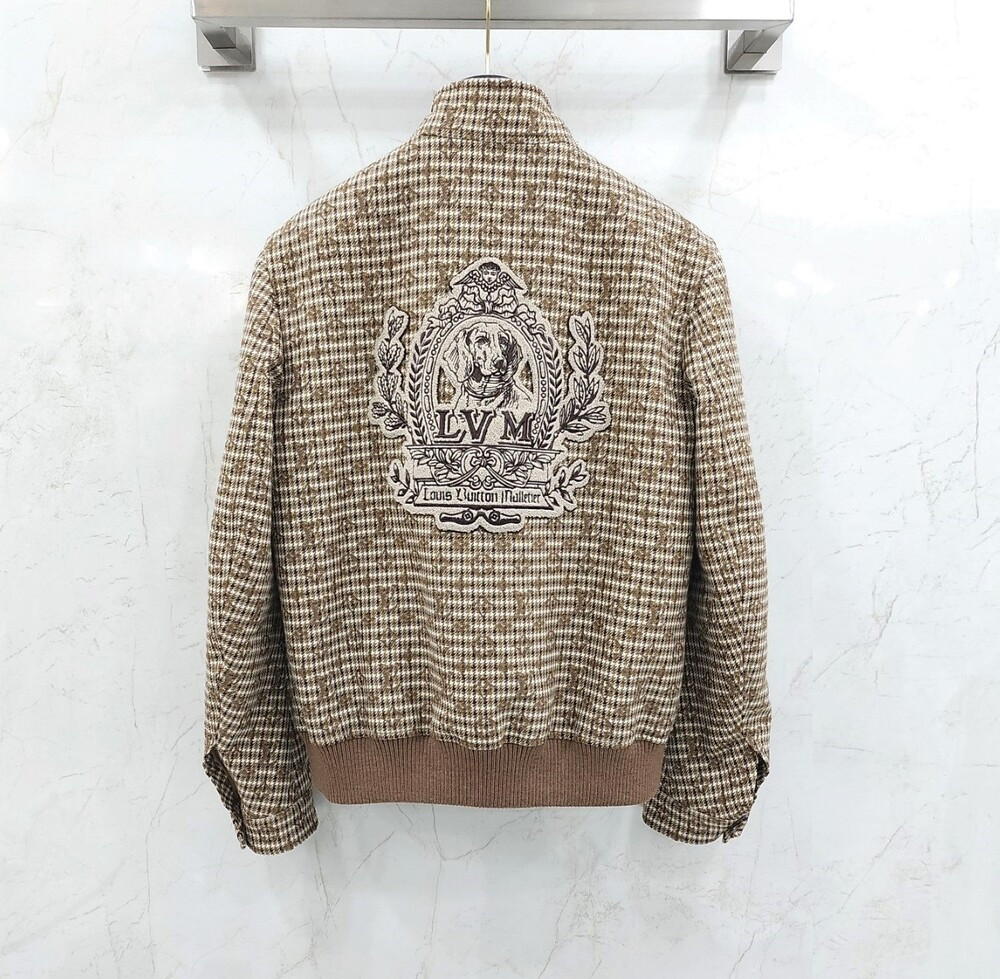 [럭스유] (새상품) 46 / 루이비통 모노그램 울 해링턴 블루종 자켓 1AGIOW