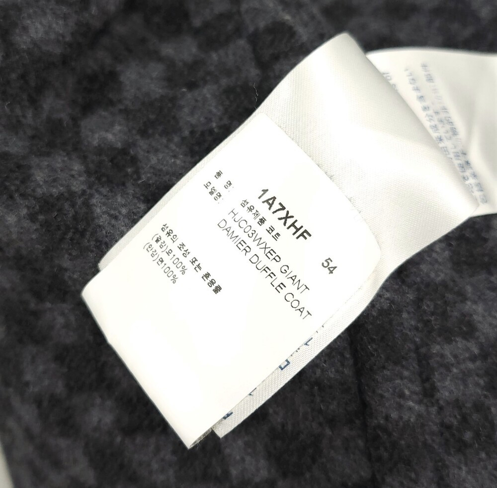 [럭스유] 54 / 루이비통 X 니고 한정판 자이언트 다미에 더플 코트