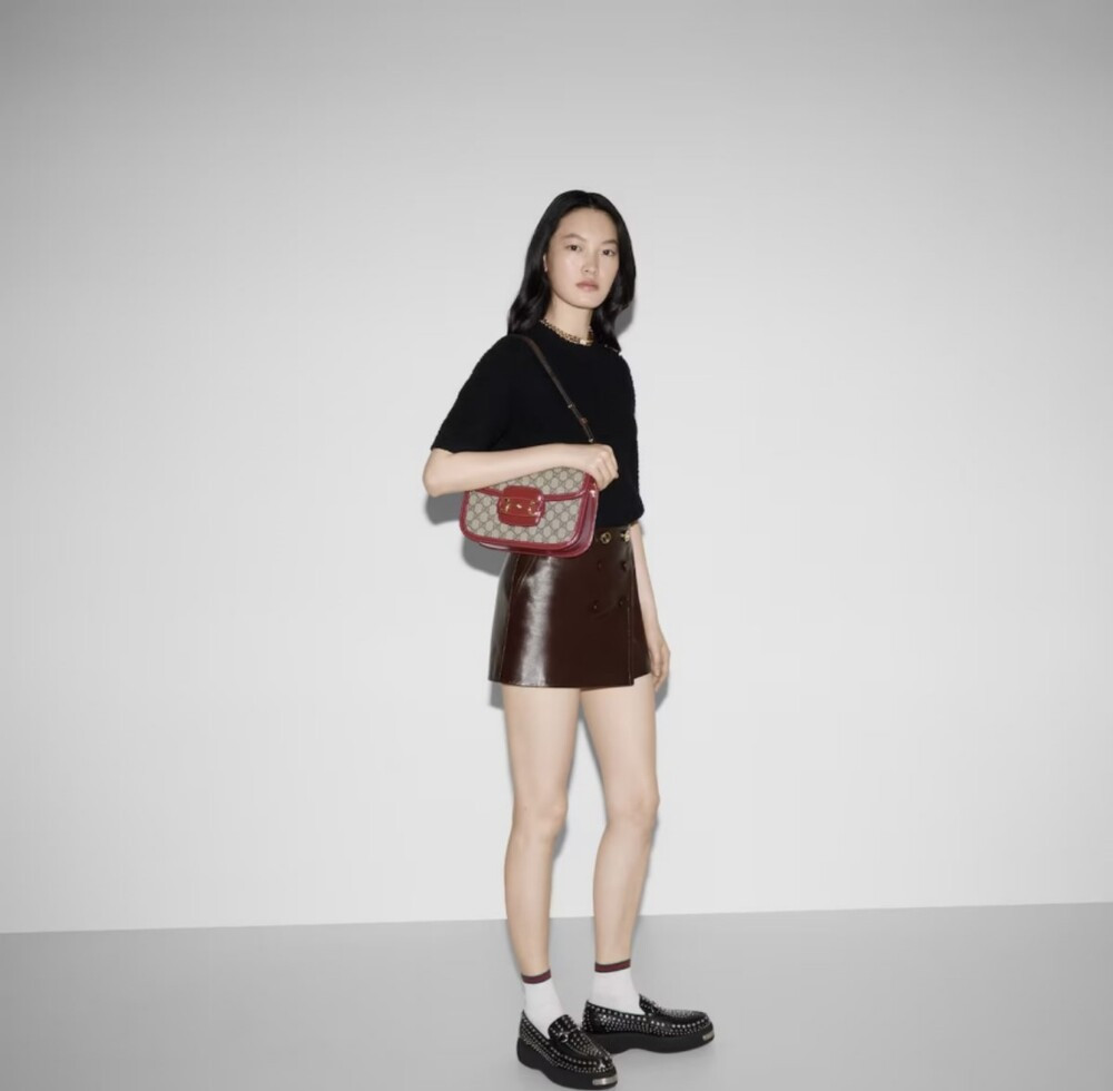 [럭스유] 구찌 GG 수프림 홀스빗 1955 숄더백 602204