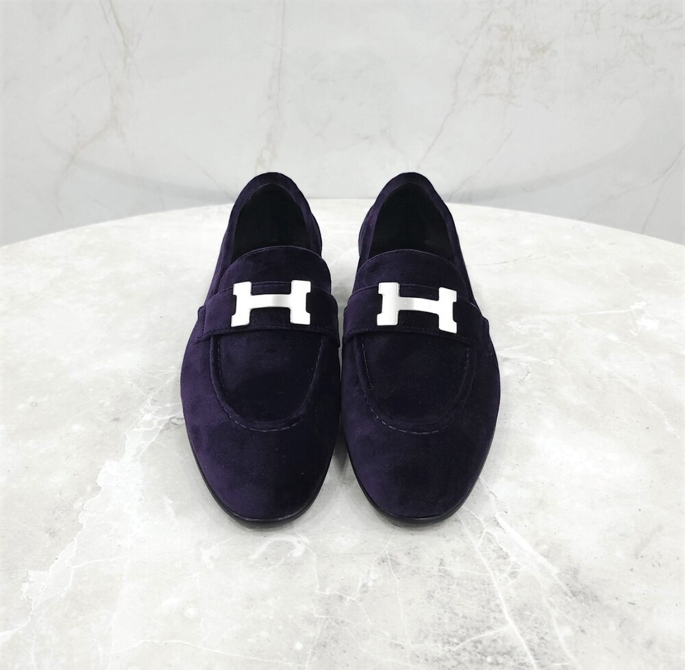 [럭스유] 36 / 에르메스 파리로퍼 퍼플 벨벳