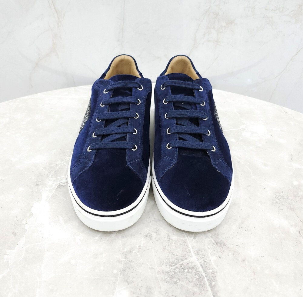 [럭스유] 41 / 에르메스 윙 패치 벨벳 스니커즈