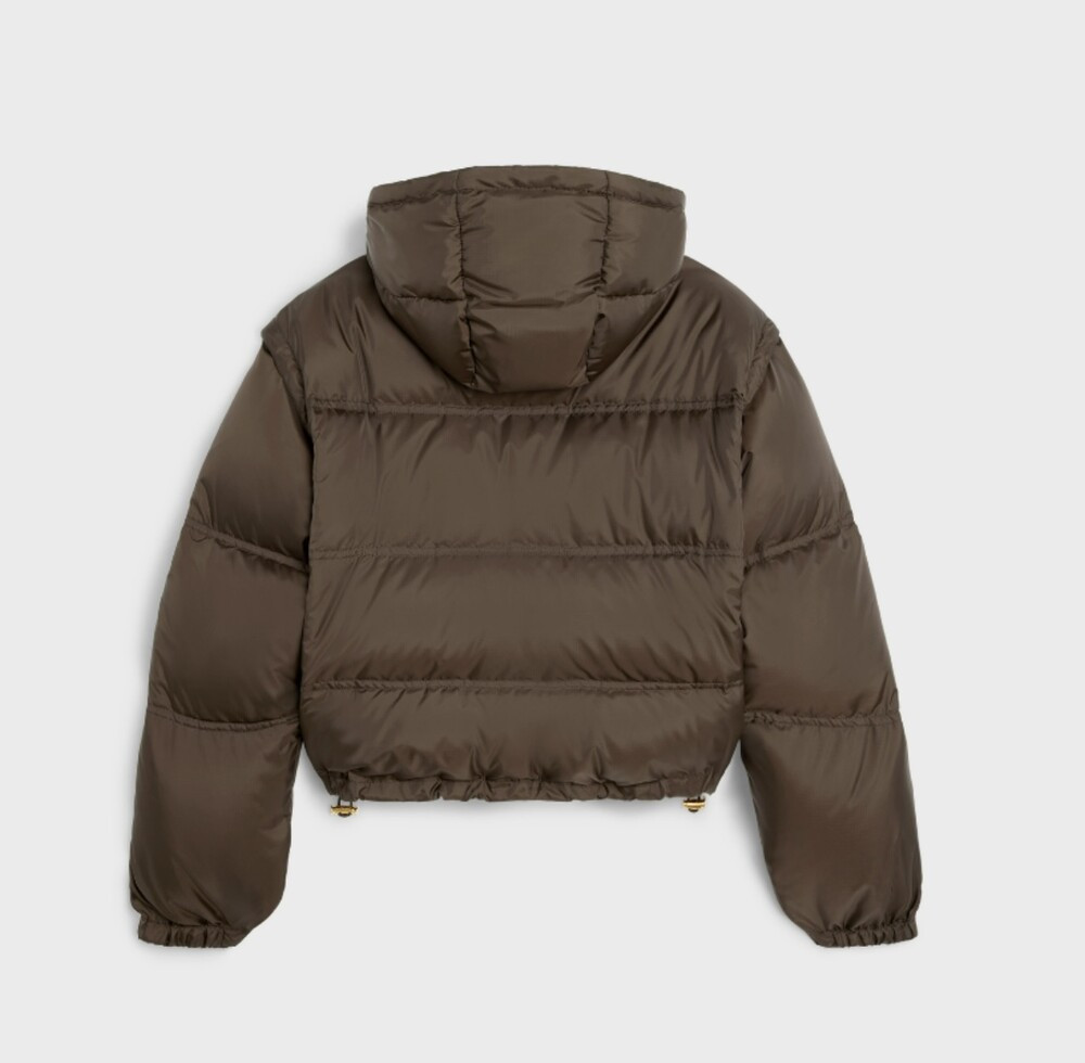 [럭스유] (새상품) 40 / 셀린느 트리오페 크롭 다운 패딩 2W661901V