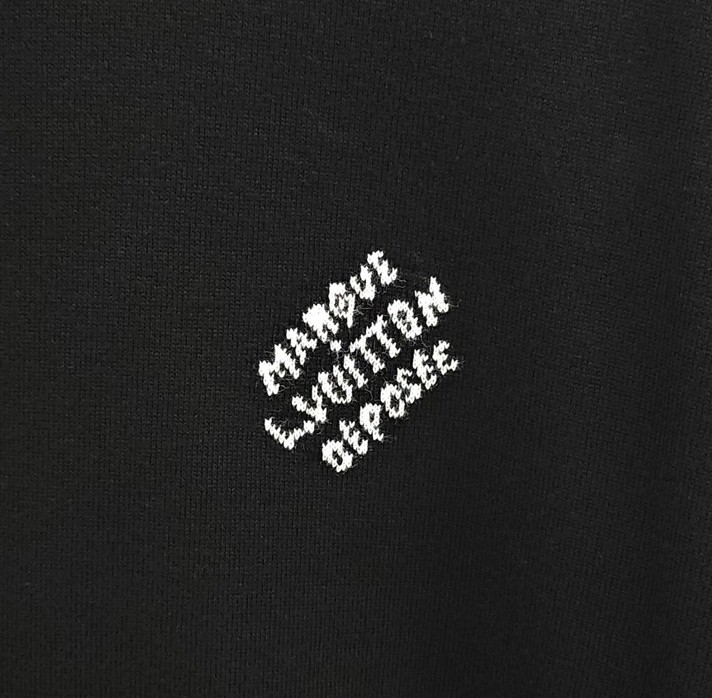 [럭스유] L / 루이비통 롱 슬리브드 코튼 크루넥 니트 1AGKMK