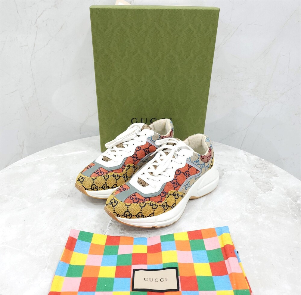 [럭스유] 8 / 구찌 GG 멀티 라이톤 스니커즈 663659