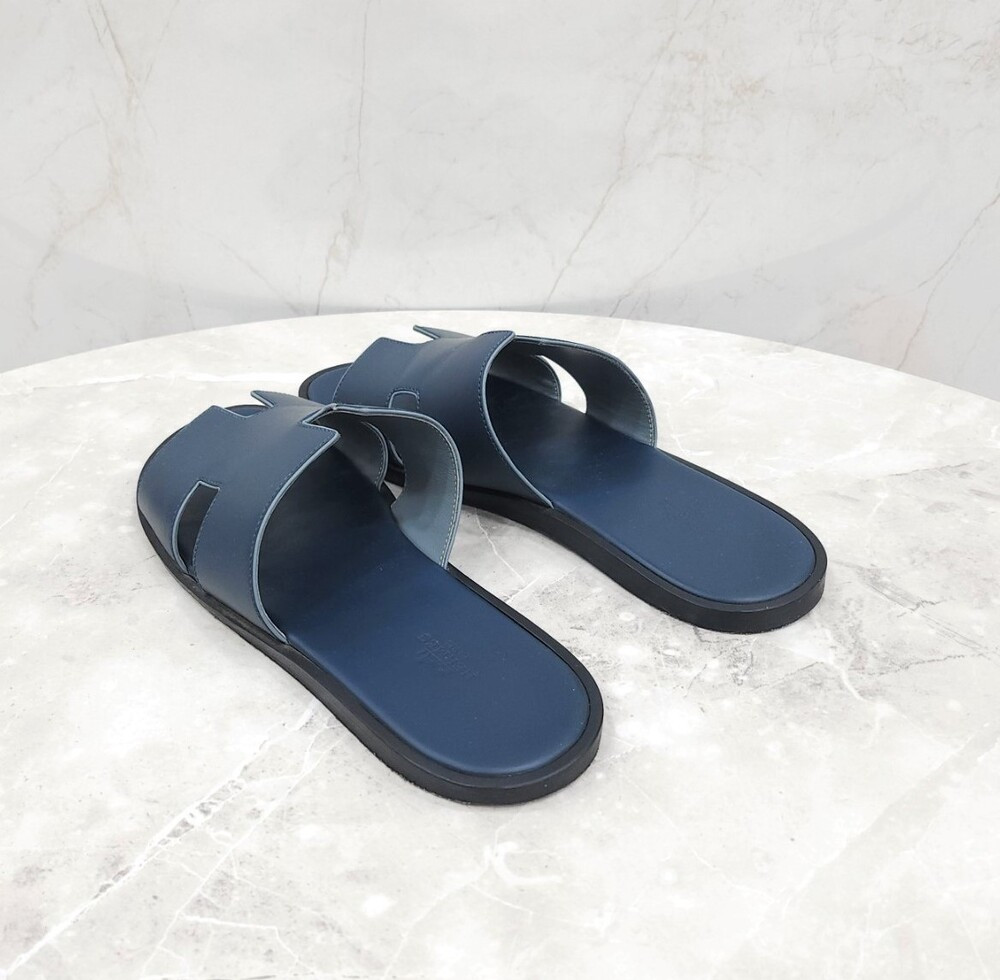 [럭스유] 43 / 에르메스 네이비 이즈미르 샌들 슬리퍼