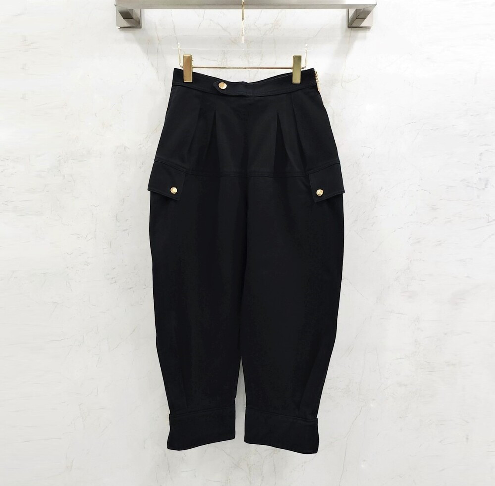 [럭스유] 36 / 루이비통 LV 디테일 여성 카고팬츠