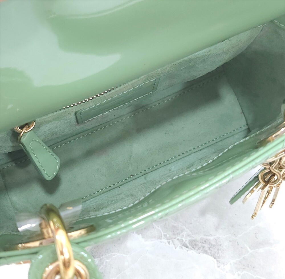 [럭스유] 디올 레이디 디올 페이던트 까나쥬 미니백