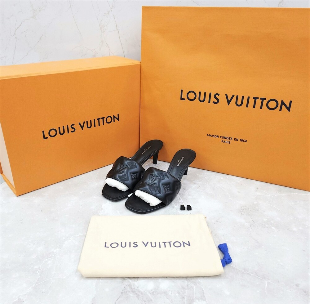 [럭스유] (새상품) 37 / 루이비통 리바이벌 뮬 블랙