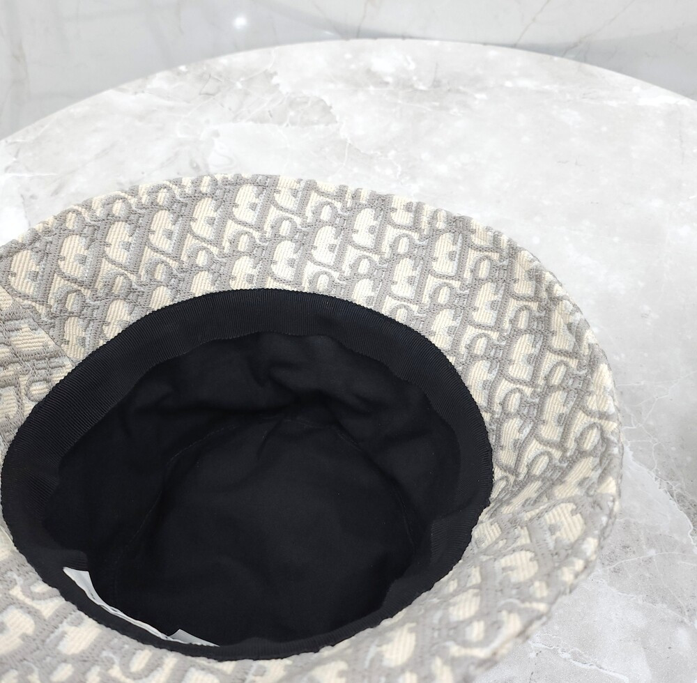 [럭스유] 디올 오블리크 버킷햇 자수 그레이 58 11DOB923I132