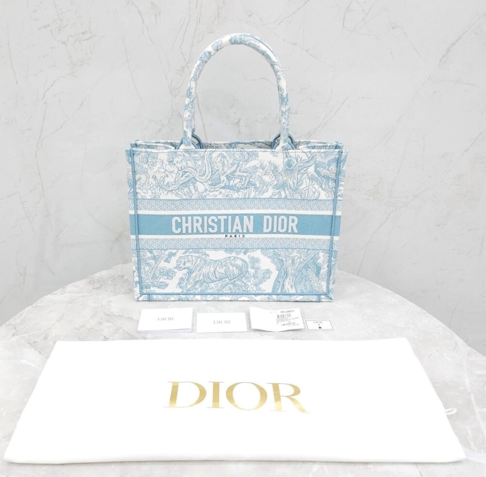 [럭스유] (새상품) 디올 트왈드주이 북토트 백 미디엄 블루 M1296ZTDT
