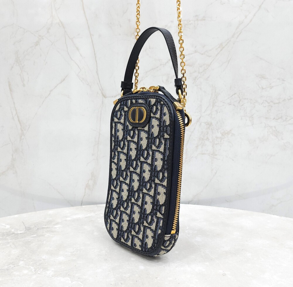 [럭스유] 디올 오블리크 몽테인 30 자카드 폰홀더 백 S2114UTZQ_M928