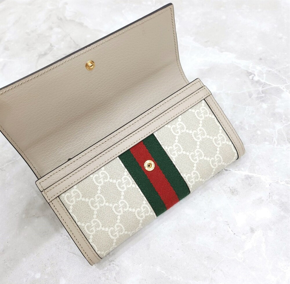 [럭스유] 구찌 GG 오피디아 삼선 장지갑 523153