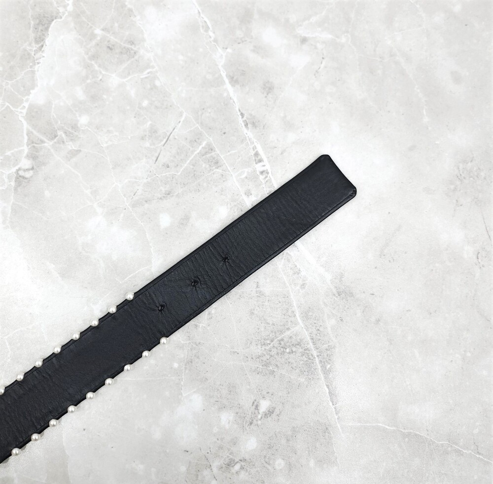 [럭스유] 샤넬 CC로고 진주장식 벨트 75