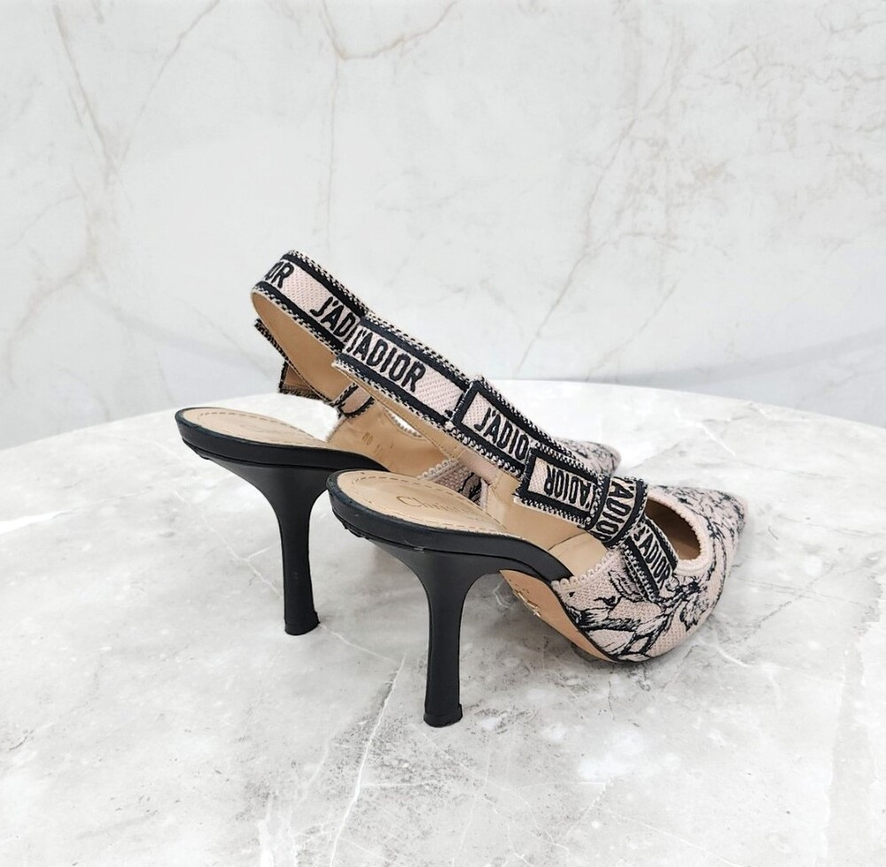 [럭스유] 37 / 디올 자디올 슬링백 펌프스 힐