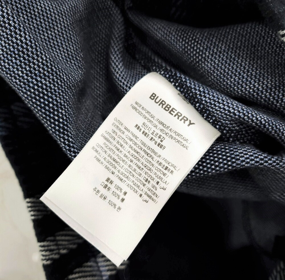 [럭스유] (새상품) L / 버버리 체크 코튼 자카드 숏 팬츠