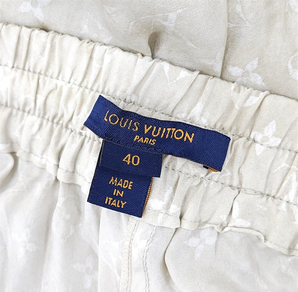 [럭스유] 40 / 루이비통 모노그램 실크 조거 팬츠 1A9XT0