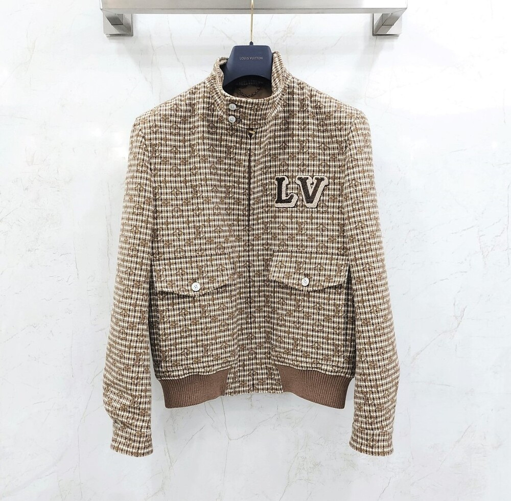 [럭스유] (새상품) 46 / 루이비통 모노그램 울 해링턴 블루종 자켓 1AGIOW