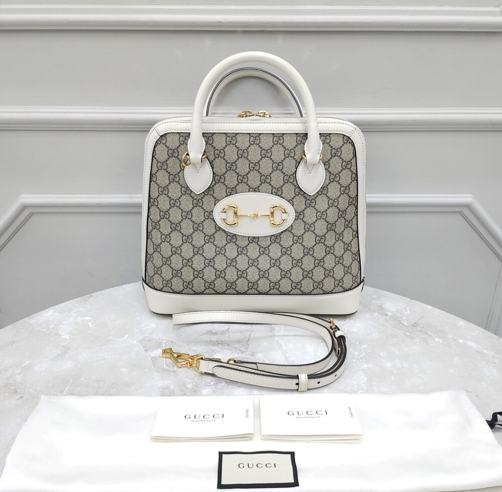 [럭스유] 구찌 홀스빗 1955 탑핸들 숄더백 미디움