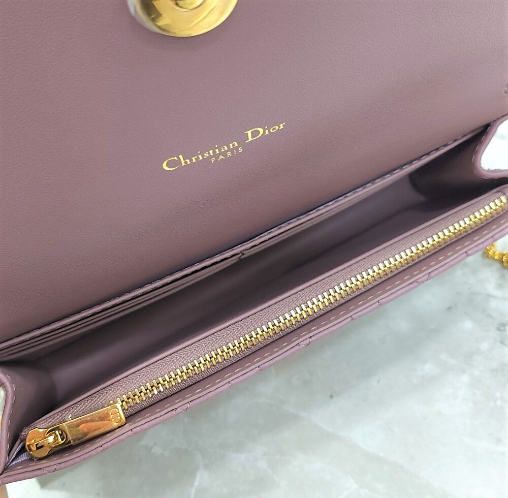 [럭스유] (새상품) 디올 카로 체인 파우치 크로스백 피오니 핑크 S5134UWHC