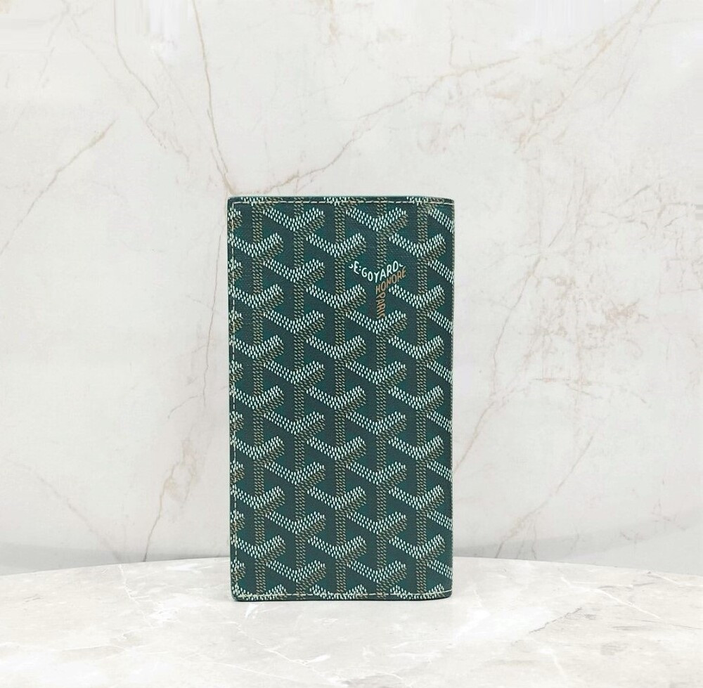 [럭스유] (새상품) 고야드 스페셜 그린 생로슈 장지갑 ARMROCH2