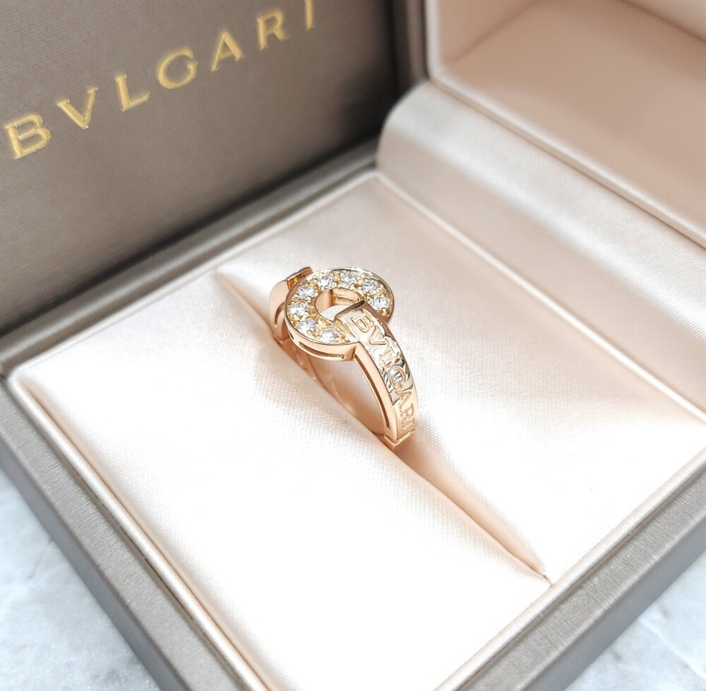 [럭스유] 불가리 다이아 불가리 링 49호 18K 로즈골드
