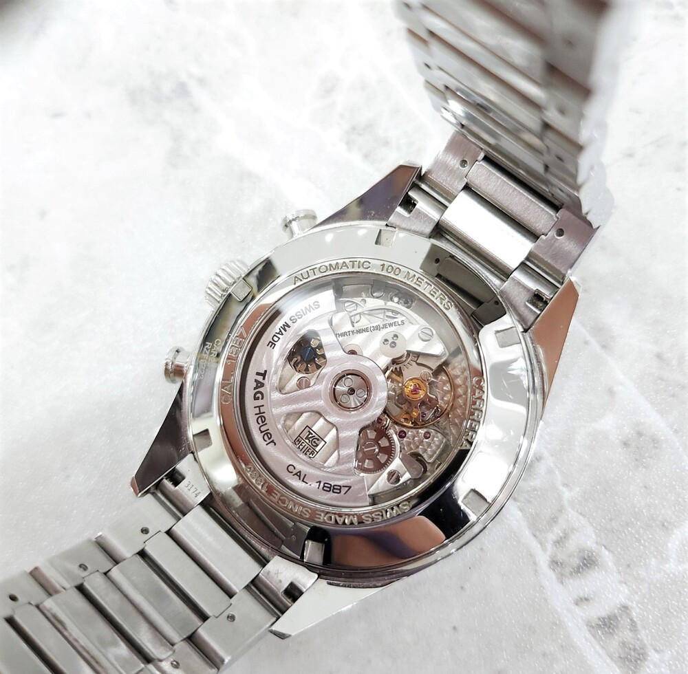 [럭스유] 태그호이어 까레라 칼리버 1887 크로노 시계 43mm CAR2012