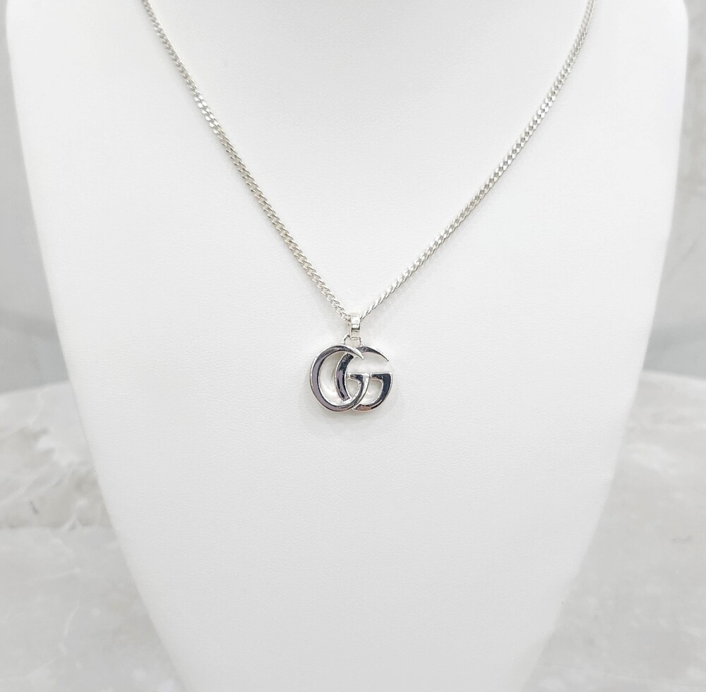 [럭스유] (새상품) 구찌 GG 마몽 펜던트 실버 목걸이 814914
