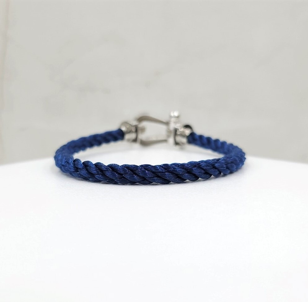 [럭스유] 프레드 포스텐 18K 화이트골드 팔찌 라지 15호