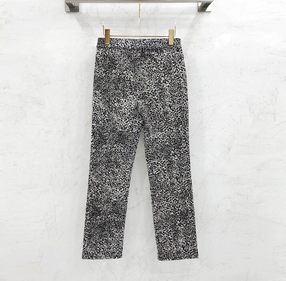 [럭스유] (새상품) 36 / 샤넬 까멜리아 로고 스트레치 데님 팬츠 P71263