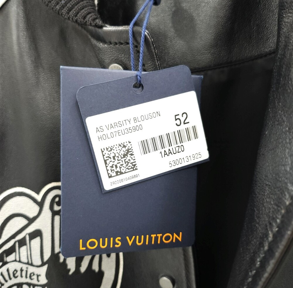 [럭스유] 52 / 루이비통 바시티 멀티패치 블루종 자켓 1AAUZ0