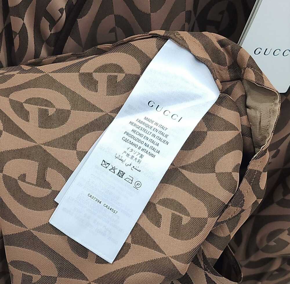 [럭스유] S / 구찌 브라운 G 롬버스 오버 집업 자켓