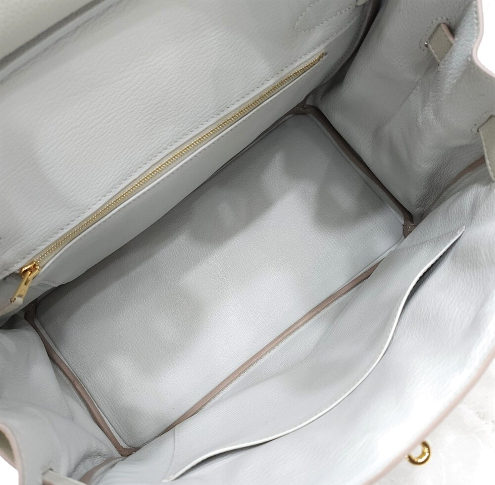 [럭스유] 에르메스 벌킨 30 토고 펄그리스 금장 Y각인