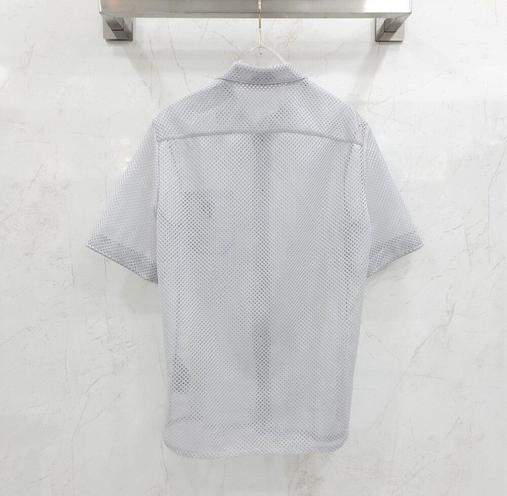 [럭스유] 38 / 디올 메쉬 하트 로고 반팔 셔츠